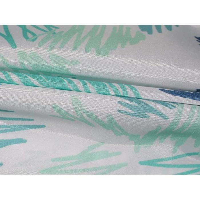Sollbry 180 X 180 Cm Rideau De Bain Tissu Polyester Anti Moisissure