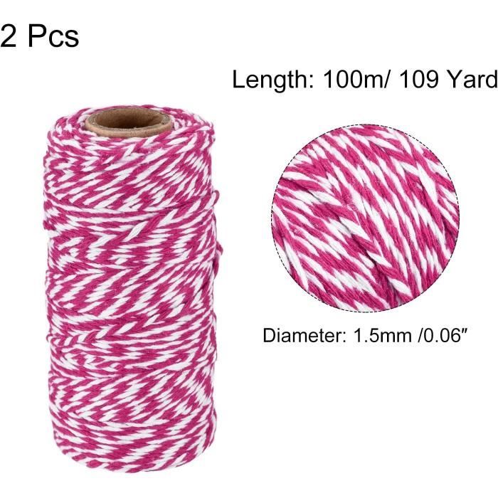 Ficelle en coton corde pour emballage cadeau 3mm-150m - Cdiscount Bricolage