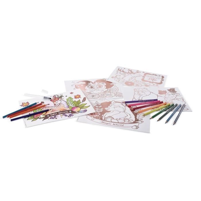 Melissa & Doug Lot de pinceaux de peinture Jumbo (arts et artisanat, poignées faciles à saisir, idéal pour les débutants, pochette de rangement pratique, excellent cadeau pour les filles et les
