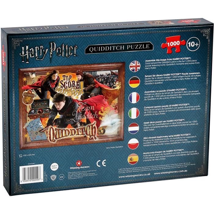 Harry Potter Quidditch 1000 Piece Jigsaw Puzzle - Official Merchandise For Fans, Ages 10+