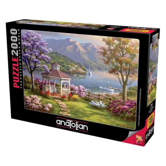 Puzzle 2000 pièces - ANATOLIAN - Refuge à Cristal Lake - Paysage
