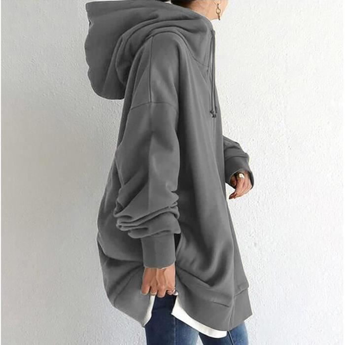 Manteau Femme Hiver Coupe-Vent Polaire - Parka Chaude Avec Capuche & Poches - Style Décontracté Chaud