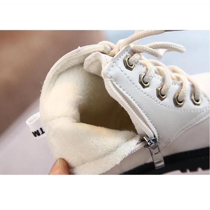JokeLomple Bottines Garçon Fille - Antidérapante Mi-Mollet Bottines Douces Et Chaudes Chaussures De Crèche Flexibles Et Transpirantes Bottes De Prémarche Bottes De Printemps Et D'automne