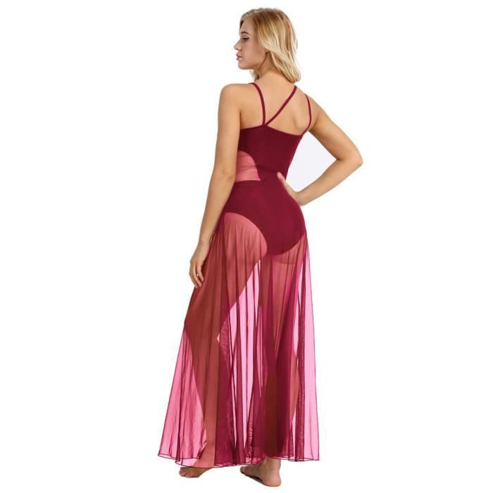 Robe De Danse Strass Sans Manches – Justaucorps Patinage Artistique, Gymnastique, Spectacle - 11