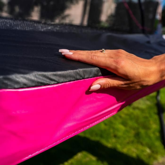 Ultrasport Trampoline Jardin à Corde Élastique - Sécurisé Avec Filet - Certifié TÜV