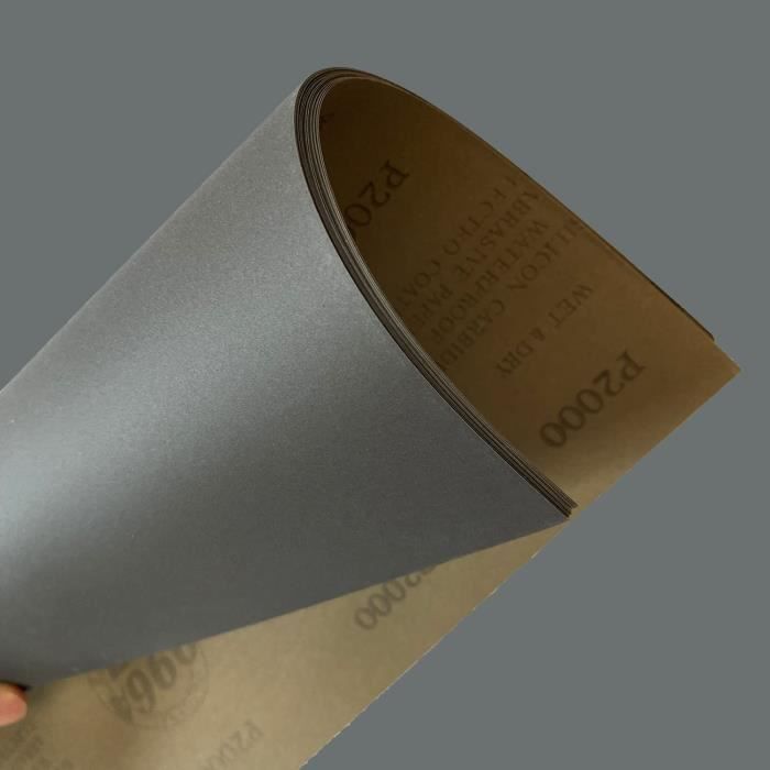 Papier abrasif corindon en feuille de 230 mm x 280 mm Gpeint