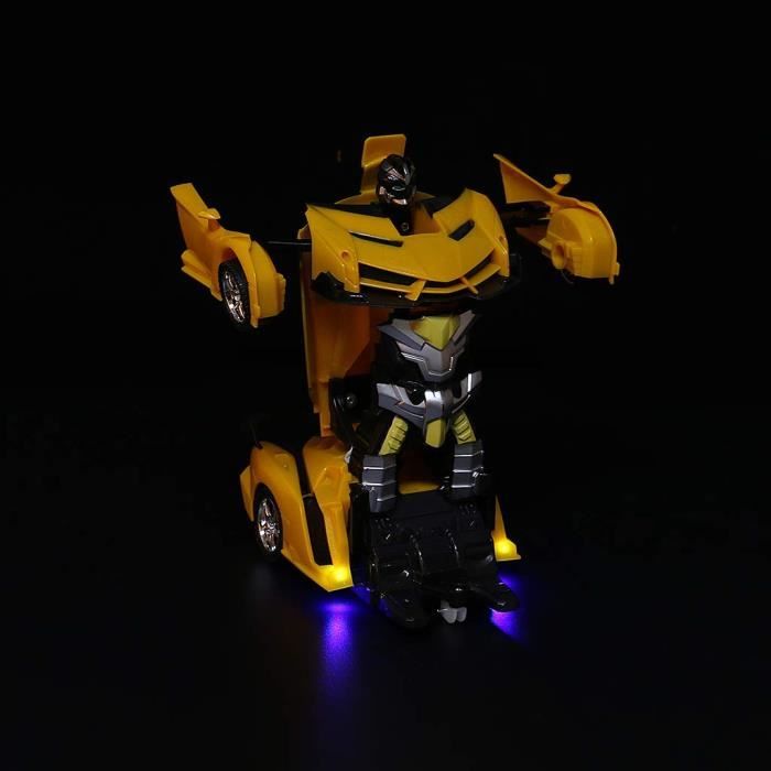 Voiture robot transformers jaune articulé 50cm! Noël