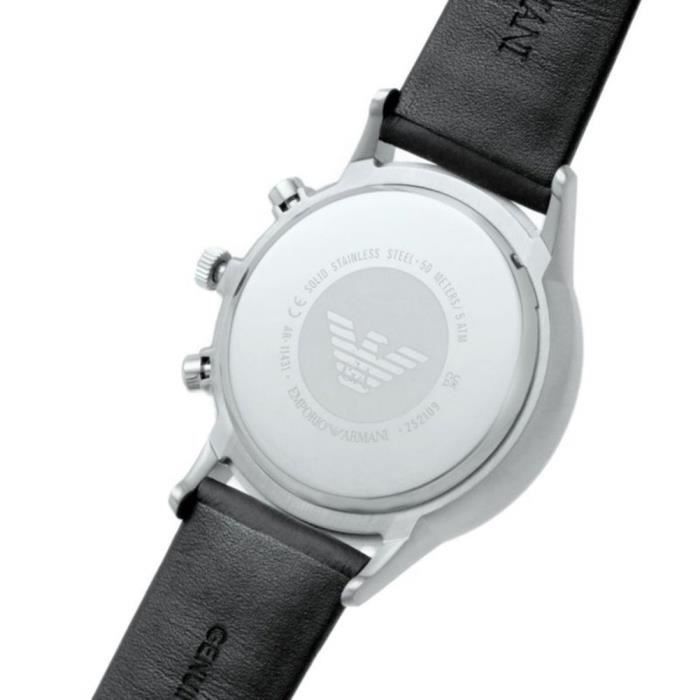 Emporio armani quartz stainless steel back clearance