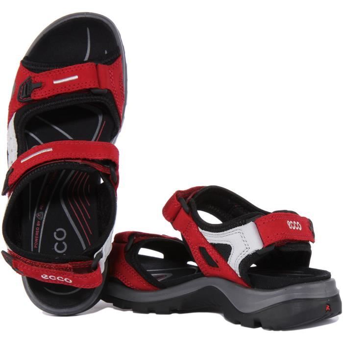 Sandale ECCO Offroad Yucatan pour femme Rouge Bride