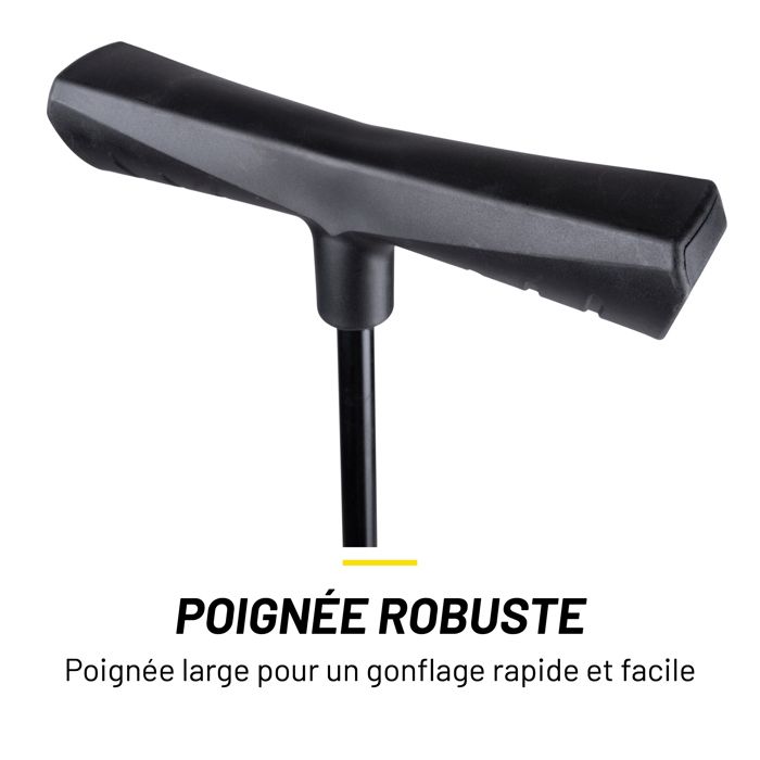 Pompe À Vélo Manomètre Positionné Haut Toutes Valves Valve Dunlop