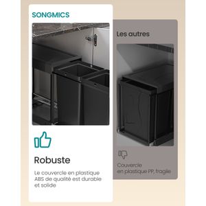 Support de Sac Poubelle, Gain de Place, Support de Sac Poubelle Robuste, Porte D'armoire de Cuisine