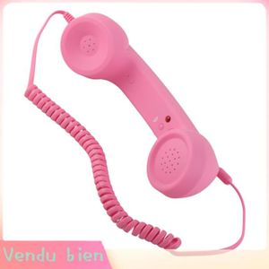 Combiné Téléphone Rétro Bluetooth – Sans Fil – Jaune – ENJOY-UNIQUE EJ847