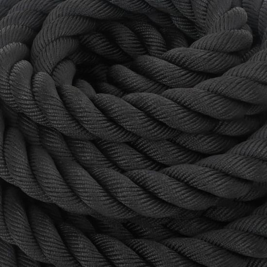 Corde De Combat VidaXL – 9 M, 6,8 Kg, Polyester, Poignées Antidérapantes, Pour Entraînement Force Et Endurance