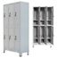 Vestiaire Metallique Armoire A Casiers Avec 6 Compartiments Acier 90x45x180 Cm Gris Achat Vente Armoire De Bureau Vestiaire Metallique Armoire Cdiscount