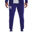 Jogging Homme Under Armour Rival Terry - Bleu Roi - Taille élastique - Poches ouvertes - Intérieur en coton-0