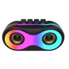 ISOTRADE Enceinte Bluetooth Portable,Surround Stéréo 360°Sans Fil Enceinte,, IPX5 Port Clé USB-AUX-TF Carte Pour Soirées, Randonnées