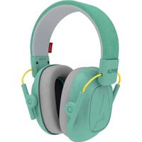 Alpine Muffy Vert menthe : Casque anti-bruit pour enfants de 5 à 12ans - 25 db