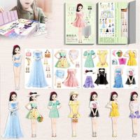 Magnetic Princess Dress Up Paper Doll,New Magnetic Princess Dress Up Paper Doll, Fun Magnetic Dress Up Travel Toy