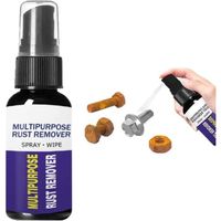 Shiny Rust Remover Spray Rustout Instant Remover Spray Powerful Rapid Rust Removal Spray Cleaner Multipurpose Car Maintena (100ml)