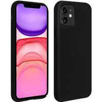 Coque iPhone 11 Silicone Semi-rigide Mat Finition Soft Touch Noir