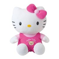 Peluche Hello Kitty - JEMINI - 27cm - Rouge, Rose - Pour Fille - A partir de 12 mois