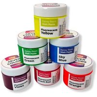 SET MATTE PASTE - 6 pigments en pâte de différentes couleurs pour des effets couvrants de haute qualité, compatibles avec les