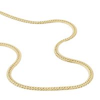 Parure Dolly-Bijoux – Collier Et Bracelet Maille Anglaise Bombée, Plaqué Or 18K 5 Microns