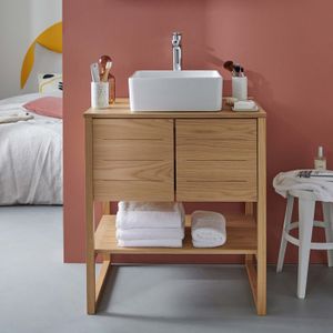 Meuble Salle De Bain Vasque 70 Cm Cdiscount