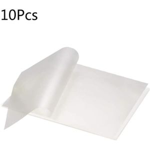 Healifty 100Pcs Rouleaux de Film de Plastification Thermique Transparents Feuilles de Sachets de Plastification 0 055 Mm A4 