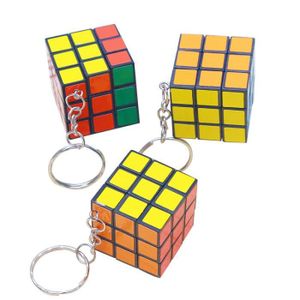 PORTE-CLÉS Porte Clés,Creative Cube puzzle magique en Plastiq