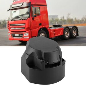 Support de Montage Métal pour Voiture Camions RV Remorque avec Étanche Tapis de Caoutchouc Caoutchouc Feuunly Prise Prise Remorque 7 Broches Male Femelle 12V Prise Attache Remorque 7 Broches