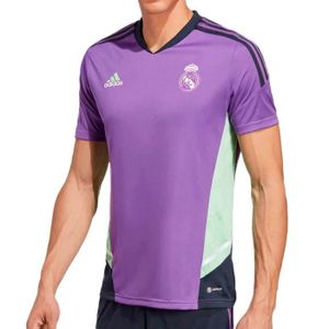 MAILLOT DE FOOTBALL - T-SHIRT DE FOOTBALL - POLO DE FOOTBALL Real Madrid Maillot Training Violet Homme Adidas