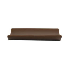 PORTE SAVON Porte Savon en Céramique - MSV - PALMA - Chocolat Marron