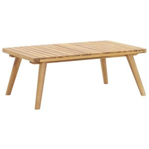 TABLE DE JARDIN  vidaXL Table basse de jardin 90x55x35 cm Bois soli