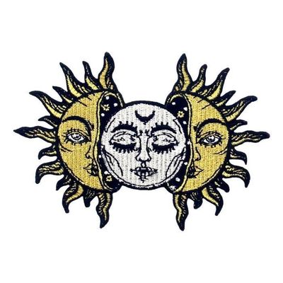 Patch ecusson brode imprime thermocollant airsoft cible arc target biker