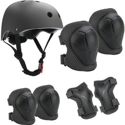 Kit De Protection Enfants - Casque, Genouillères, Coudières, Protège-Poignets - Pour Roller, Vélo, Skate, Scooter - 5