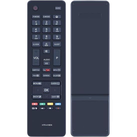 Télécommande De Rechange NF036RD Pour TV Funai LED40-H9825M - Compatible, Prête à L'emploi, Design Ergonomique - Remplace L'originale