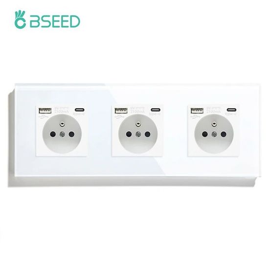 Cache-prise Surdimensionné En Métal, Plaque De Protection Pour Prise électrique à 2 Interrupteurs (pour 1 Appareil Centré), Plaque Murale Pour Prises Duplex, Acier Peint En Blanc – Certifié UL, 14 X