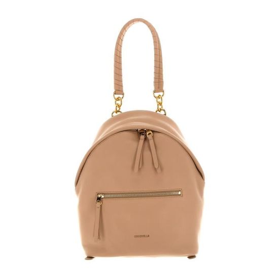 Sac à Dos COCCINELLE En Cuir Marine - Créateur Italien - Taille Medium - État Impeccable