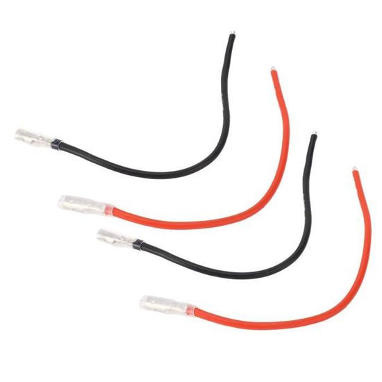Câbles TRX Vers Fiche Banane 4,0 Mm - 2 Pièces De 30 Cm En Silicone 14AWG - Pour Chargeur De Batterie LiPo RC, Hélicoptère, Drone