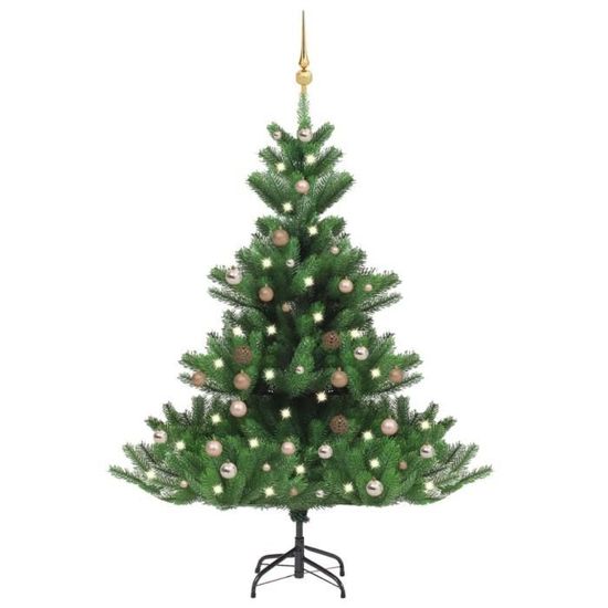 Sapin De Noël Artificiel 180 Cm, Sapin Nordmann Premium, Arbre De