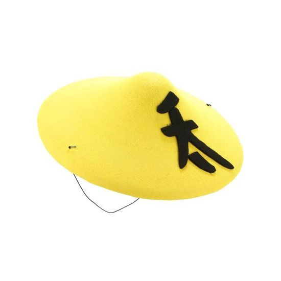 Chapeau chinois jaune adulte - Cdiscount Jeux - Jouets