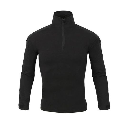 Chemise Tactique Homme Gefomuofe - Séchage Rapide Respirante Manches Longues Avec Poches - Protection UV