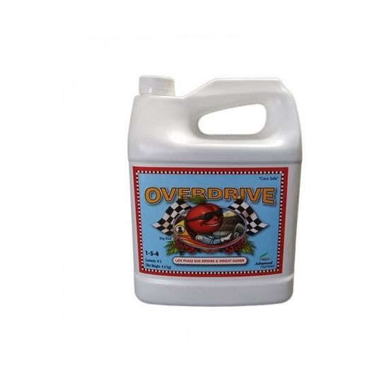 Advanced Nutrients Overdrive - Stimulateur De Floraison 250 Ml - Pour Plantes En Phase De Maturation, Enrichi En Phosphore, Potassium Et Hormones