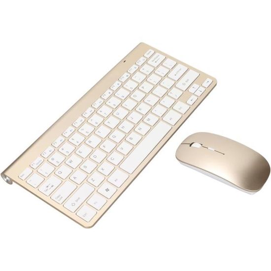Clavier et Souris sans Fil,Ensemble de Clavier Bluetooth 10 Pouces
