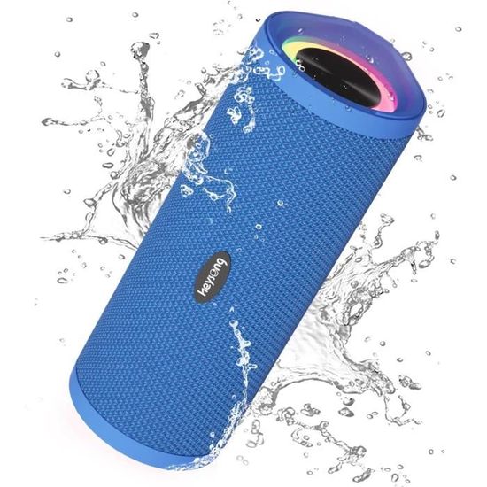 Enceinte Bluetooth Dyurwa S5 Orange – Étanche, 20W, Basses Profondes – Neuve