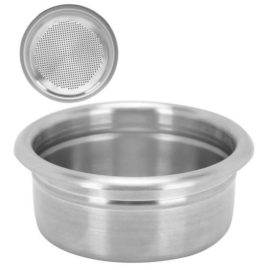 Panier à Expresso Inox 51 Mm - Pour Cafetières - Réutilisable Et Durable - Trous De Précision 0,3 Mm