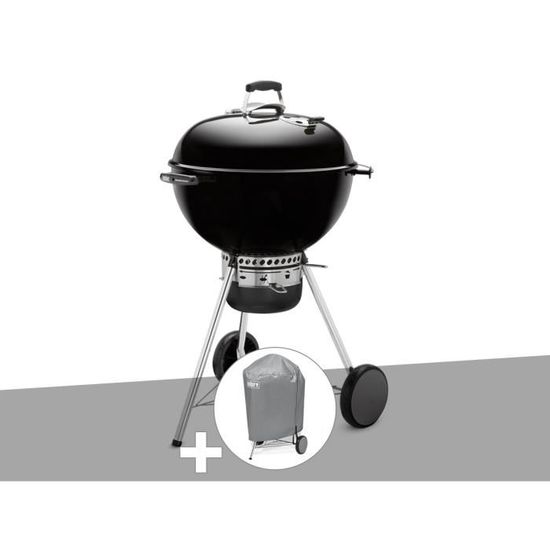 Barbecue Weber Master-Touch GBS 57 cm Noir - WEBER - Sur chariot - Charbon - 10 personnes