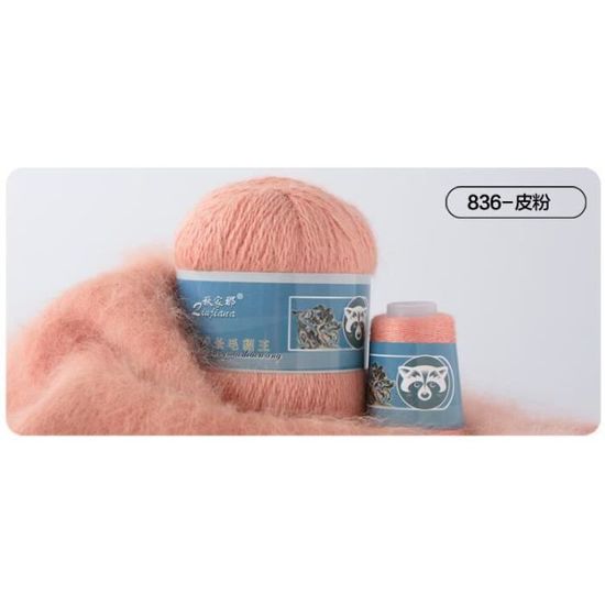 Pelotes De Laine,Angora Fil De Vison Pour Enfant 3 Pièces-lot, Laine
