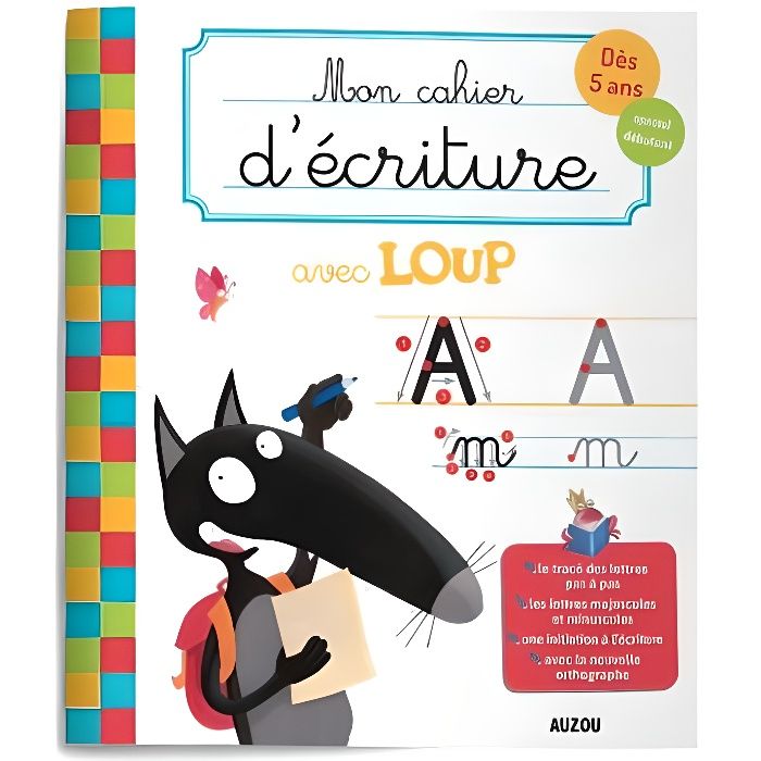 Mon Cahier D Ecriture Avec Loup Des 5 Ans Special Debutant Achat Vente Livre Parution Pas Cher Soldes Sur Cdiscount Des Le 20 Janvier Cdiscount